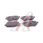 Колодки тормозные VW Golf,Touran AUDI A3,A6 SKODA Octavia задние (4шт.) HSB