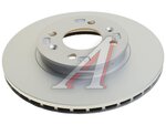 Диск тормозной HYUNDAI Solaris (11-) KIA Rio (11-) передний OE