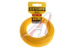 Леска для триммера 3.0мм 15м звезда STEHER