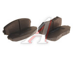 Колодки тормозные SUZUKI Grand Vitara (05-) передние (4шт.) HSB