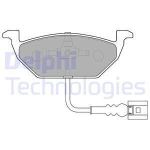 Колодки тормозные VW Golf 4 AUDI A3 (96-) SKODA Oсtavia (96-) передние (4шт.) DELPHI
