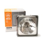Фара МТЗ передняя квадратная (087101000) 12Вт (пластик) гладкое стекло AVTOELECTRICA