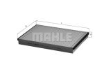 Фильтр воздушный салона OPEL Astra G (98-),H (04-) MAHLE