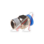 Фитинг для пластиковых трубок 1/4" 8мм с наружной резьбой ROCKFORCE
