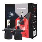 Лампа светодиодная 12/24V H4 P43t +250% 6000K (2шт.) Led Cool White Standart EXCELITE