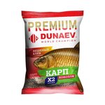 Прикормка DUNAEV-PREMIUM 1кг Карп-Сазан Конопля