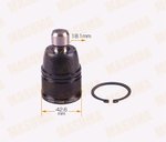 Опора шаровая MAZDA 626 (87-02) MITSUBISHI Delica (86-00) передняя нижняя левая/правая MASUMA