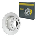 Диск тормозной VW Golf 5,6 AUDI A3 SKODA Octavia (1Z,5E),Yeti задний (1шт.) GANZ