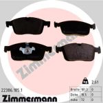Колодки тормозные VOLVO XC60 (16-) передние (4шт.) ZIMMERMANN