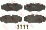 Колодки тормозные OPEL Vivaro (01-) передние (4шт.) TRW