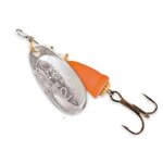 Блесна вращающаяся BFF5-SFR 6.5см, 13г цвет Silver-Fluorescent-Red BLUE-FOX