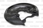Кожух VW Golf,Jetta AUDI A3 (04-13) диска тормозного заднего правый PATRON