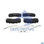 Колодки тормозные VOLVO RENAULT дисковые (249x110x29мм) (4шт.) SAMPA
