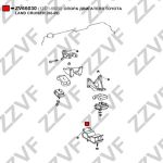 Опора двигателя TOYOTA Land Cruiser (92-06) ZZVF
