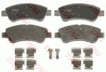 Колодки тормозные PEUGEOT Partner, 207, 307, 1007 CITROEN C4, Berlingo передние (4шт.) TRW