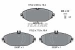 Колодки тормозные MERCEDES (W212) передние (4шт.) TEXTAR