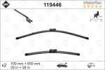 Щетка стеклоочистителя OPEL Astra J 700/650мм комплект Visioflex (Уценка:нетоварный вид) SWF