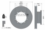 Диск тормозной MAN F2000,TGA задний (431.8/235х135х45 10n М16х1.5) (1шт.) TEXTAR