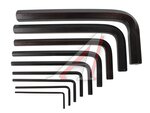 Набор угловых шестигранников 1.5-10мм 9шт