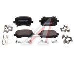 Колодки тормозные VW Golf,Touran AUDI A3,A6 SKODA Octavia задние (4шт.) MANDO