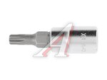 Головка торцевая 1/4" TORX T10 37мм HOEGERT TECHNIK