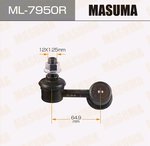 Стойка стабилизатора MITSUBISHI L200 (05-),Pajero Sport (08-) переднего правая MASUMA