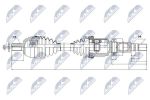 Привод VOLVO S60 (10-14),S80 (10-16) колеса переднего правый (Уценка: нетоварный вид) NTY