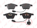 Колодки тормозные AUDI A4 (01-),A6 (05-),A8 (03-) передние (4шт.) LYNX