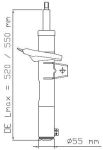 Амортизатор VW Golf (12-) AUDI A3 (12-) SKODA Octavia (12-) передний левый/правый KYB