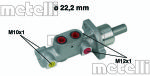 Цилиндр тормозной главный PEUGEOT 206 (98-),306 (93-) METELLI