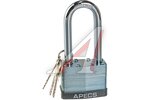 Замок навесной 50мм удлиненная дужка APECS