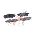 Колодки тормозные SUBARU Forester (08-),Legacy (05-09),Outback (08-) задние (4шт.) HSB
