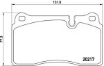 Колодки тормозные LAND ROVER Range Rover (05-10) передние (4шт.) BREMBO