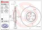 Диск тормозной JAGUAR XF (08-),XJ (05-09) передний вентилируемый (1шт.) BREMBO
