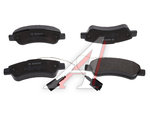 Колодки тормозные FIAT Ducato (07-) задние (4шт.) BOSCH