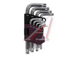 Набор ключей TORX T10-Т50 Г-образных 9 коротких предметов THORVIK