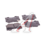 Колодки тормозные INFINITI FX35 (S51) (08-) задние (4шт.) HSB