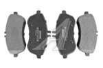 Колодка торм. FENOX BP43238 MB W204 1.8-2