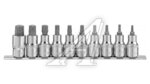 Набор головок торцевых TORX 1/2" T20-T70 10 предметов OMBRA