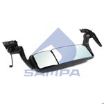 Зеркало боковое MAN TGS,TGX правое электрическое (с подогревом,кронштейном) SAMPA