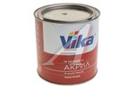 Краска черная матовая 850г акрил VIKA