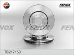Диск тормозной VW Golf 4,5 AUDI A2,A3 SKODA Fabia,Octavia передний (1шт.) FENOX