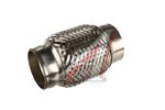 Гофра глушителя 50x120 в 3-ой оплетке innerbraid нержавеющая сталь CBD