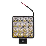 Фара рабочего света квадратная 100х100мм 32Вт 16LED (ближний свет) 10-30V ВЫМПЕЛ