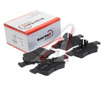 Колодки тормозные MERCEDES ML (W164),GL (X164) задние (4шт.) KORTEX