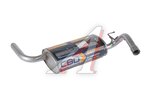 Глушитель FORD Focus III хэтчбэк (1.5/1.6) (EcoBoost) (11-) Нержавеющий CBD
