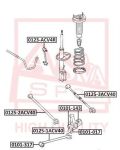Тяга TOYOTA Camry (06-) подвески задней поперечная регулируемая правая ASVA