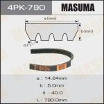 Ремень приводной поликлиновой 4PK790 MASUMA