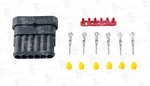 Разъем IVECO электрический (6-ти контактный) (ответная часть 7813067) TE PARTS