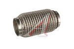 Гофра глушителя 55х150 трехслойная WIRE MESH нержавеющая сталь CBD
